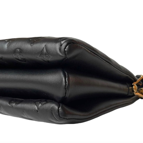 Louis Vuitton Bags Louis Vuitton Black Embossed Monogram Lambskin